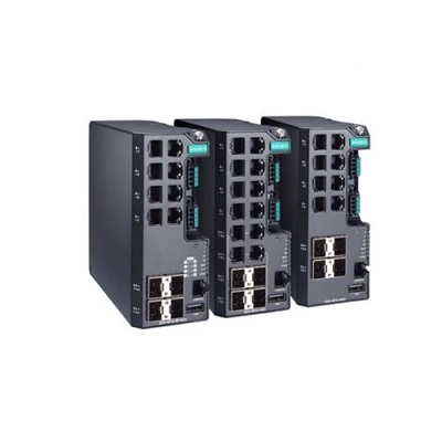 Interruttore Ethernet MOXA EDS-4012-4GC-HV livello IP40