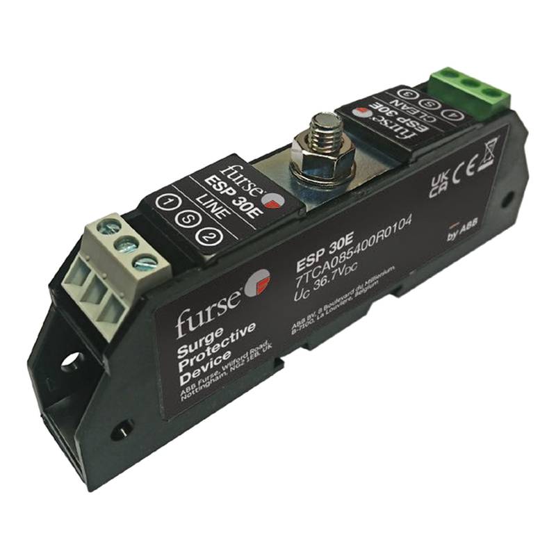 Protezione per segnali Furse ESP 30E, loop per linee dati da 30V su guida DIN