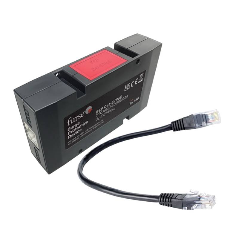 Soppressione sovratensioni Ethernet ABB Furse ESP MC, PoE Cat6 RJ45